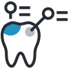 Tooth icon indicating fillings